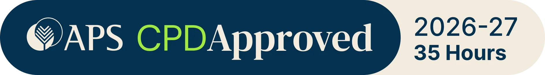 APS CPD Approved 2026-27, 35 Hours